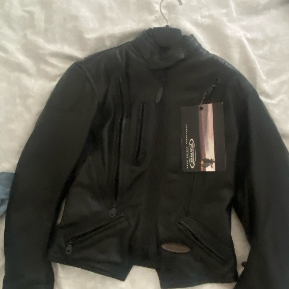 Harley Davidson Women’s Motorcycle Black Leather Jacket- Small